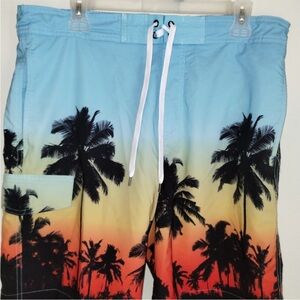 Sonoma Tropical Sunset Swim Trunks
